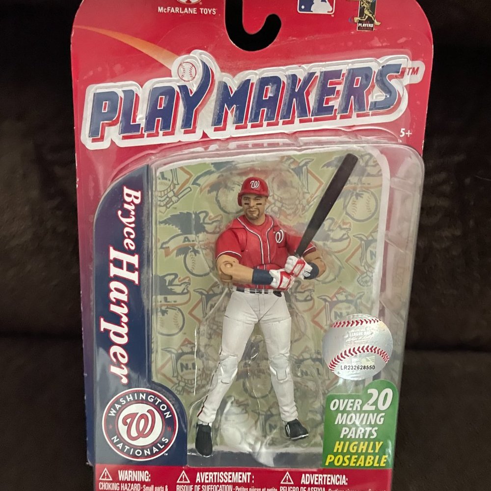 2012 Bryce Harper Washington Nationals Playmakers Series 4 McFarlane Figure